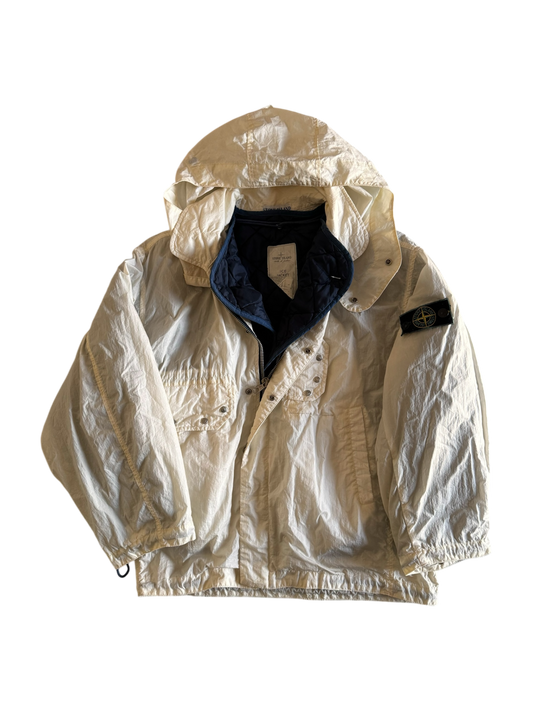 Stone Island 1980's White Ice Jacket - Small