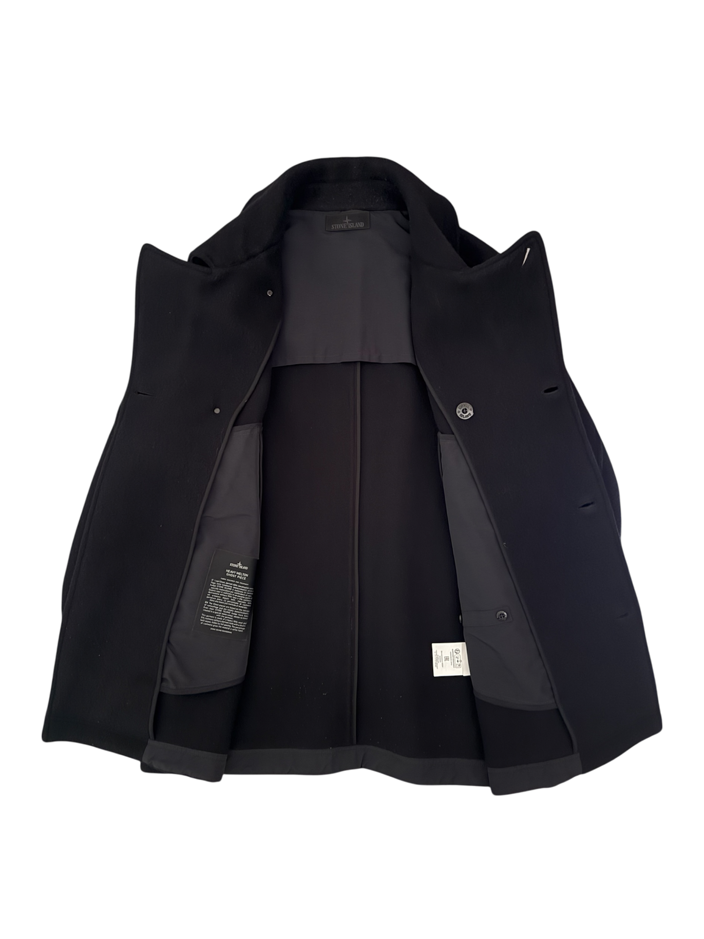 Stone Island 'Heavy Melton Ghost PIece' Coat - XL