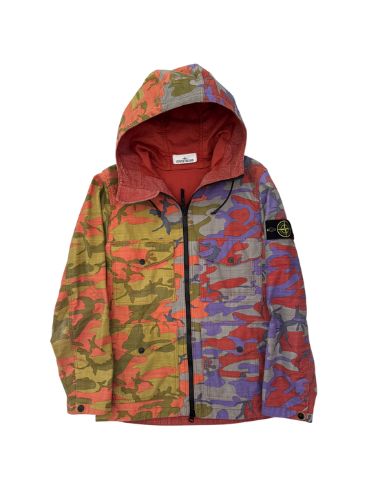 Stone Island 'Heritage Camo Ripstop Nylon Watro' Jacket - Small