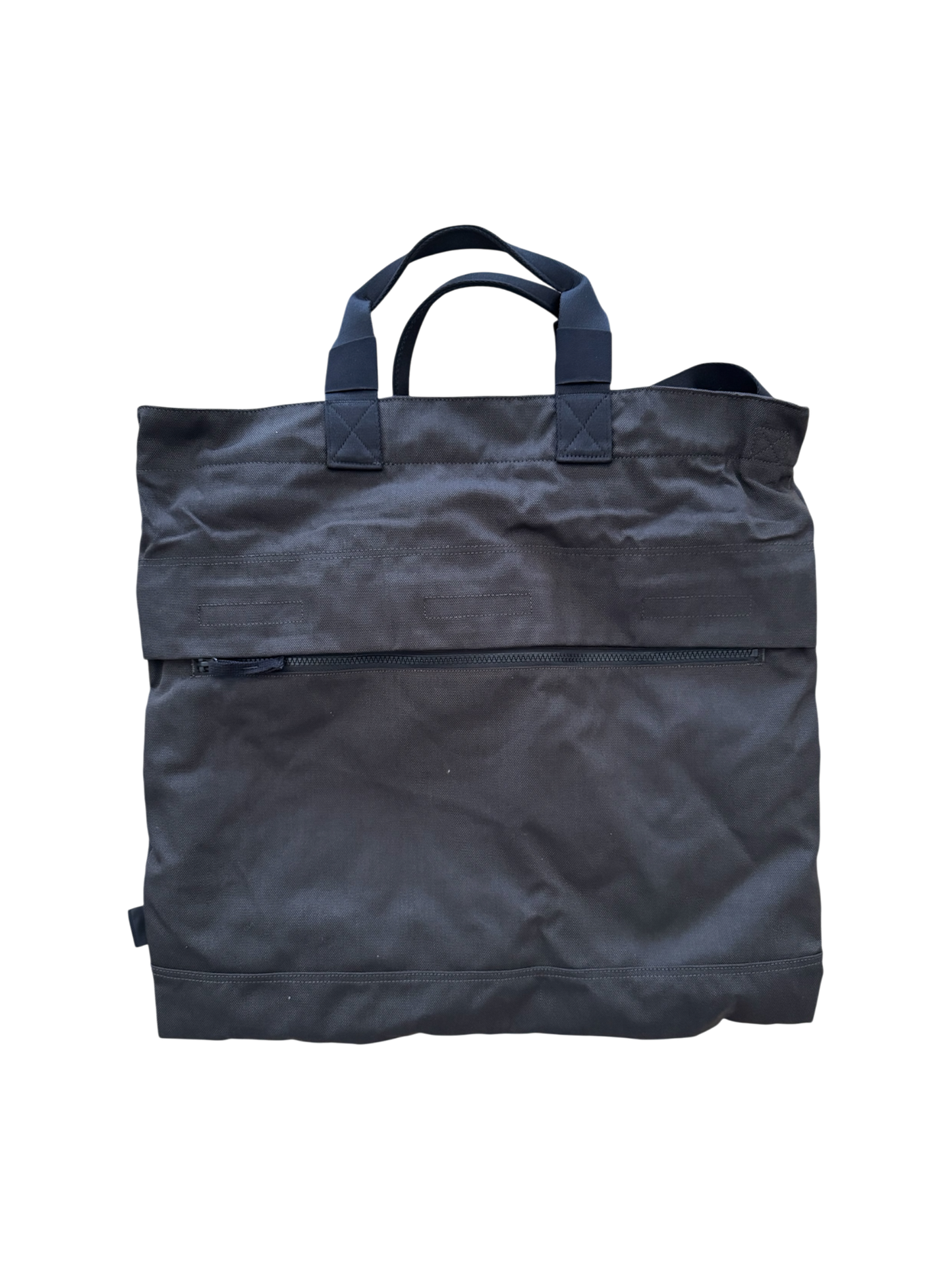 Stone Island Black Cordura Tote Bag - Unisize