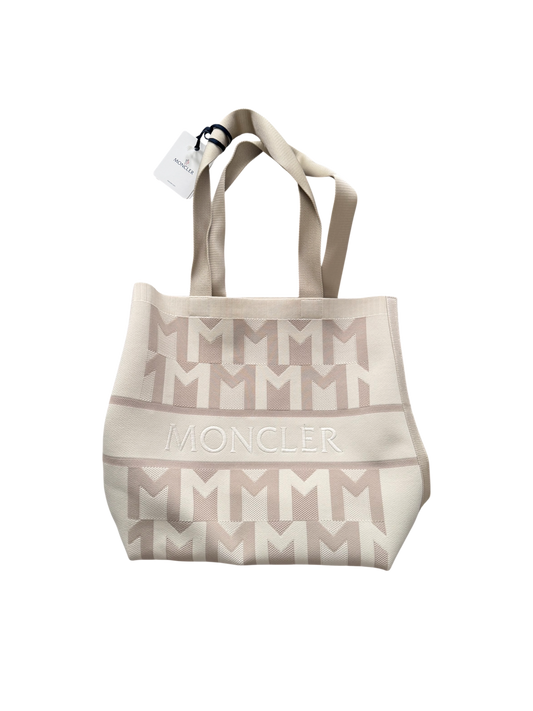 Moncler Beige Tote Bag Knit - Unisize