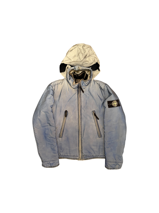 Stone Island 30th Anniversary Blue ‘Liquid Reflective’ Jacket - Small