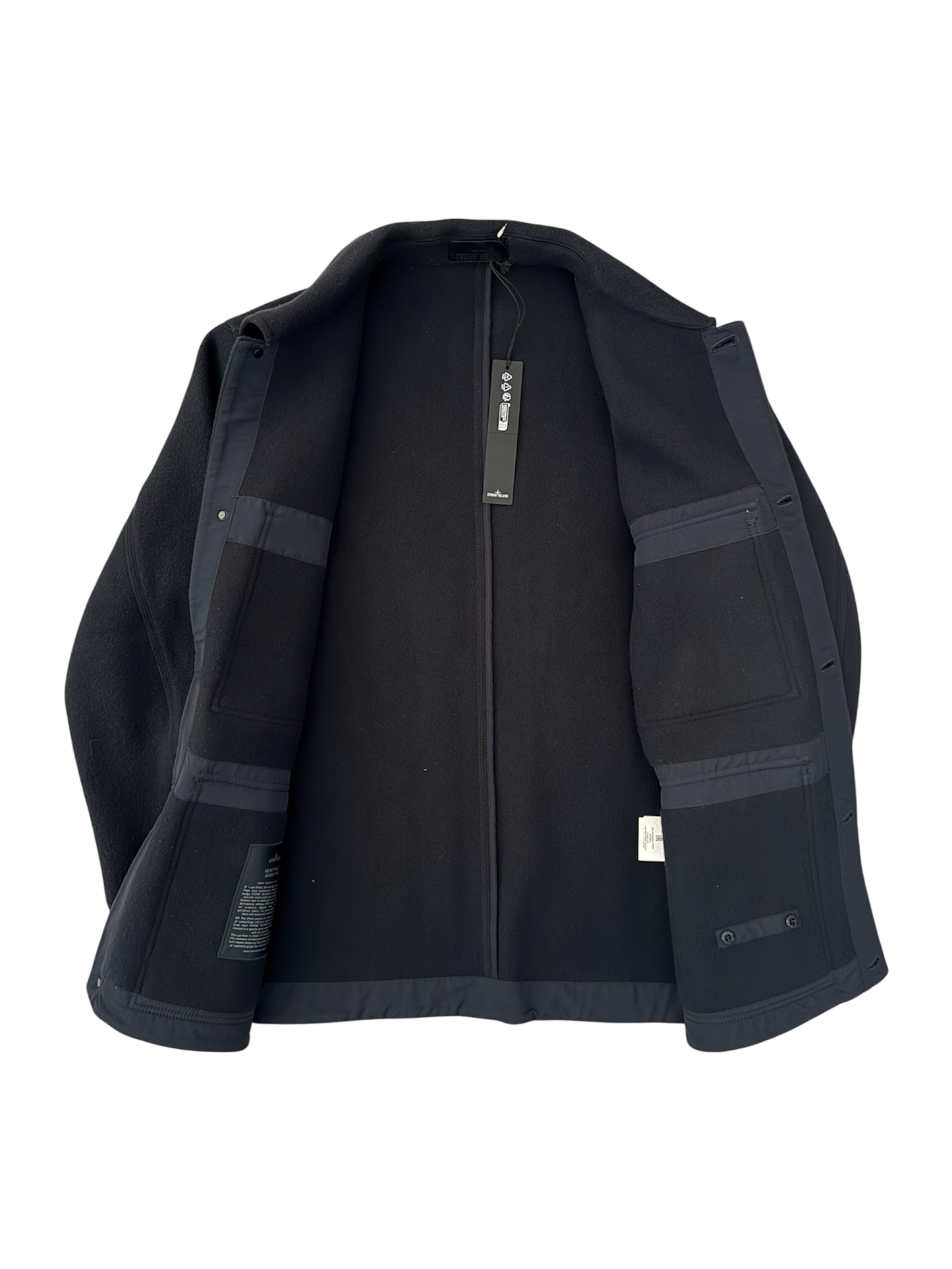 Stone Island 'Heavy Melton Ghost PIece' Jacket - XXL