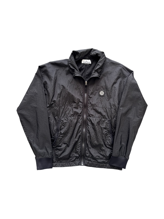 Stone Island Black 'Nylon Metal Square Logo' Jacket - Medium