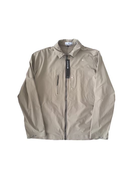 Stone Island 2025 Sand Stellina Nylon Tela Overshirt - XXL