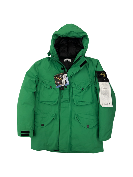 Stone Island Green 'Goretex Down' Puffer - Large
