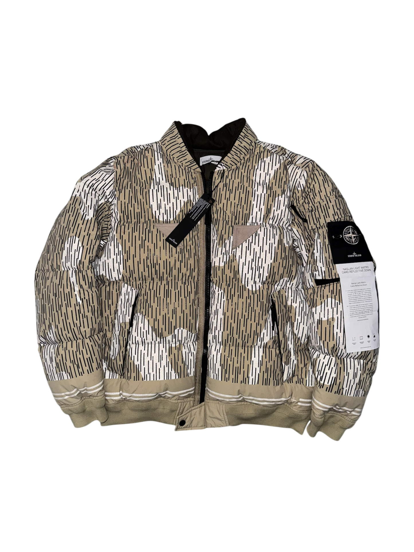 Stone Island 'Naslan Light Watro Camo Reflective' Puffer - Large