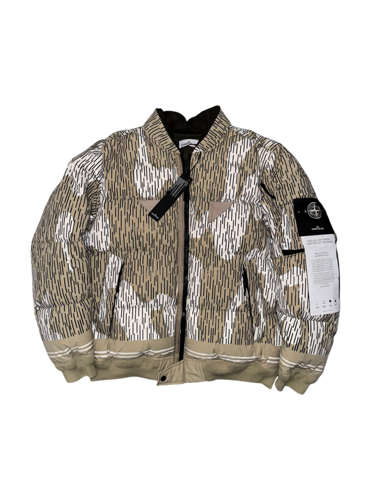 Stone Island 'Naslan Light Watro Camo Reflective' Puffer - Large