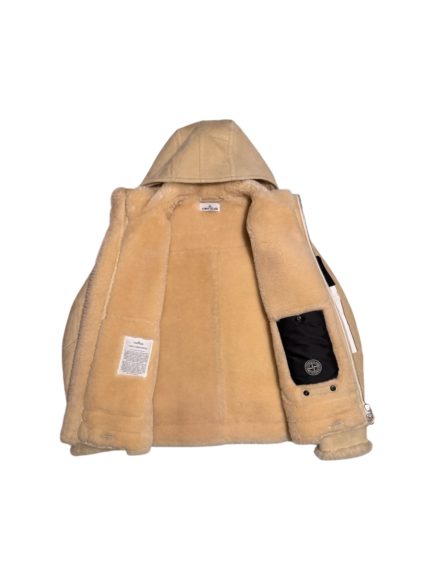 Giacca Stone Island 'Suede Sheepskin' - Large