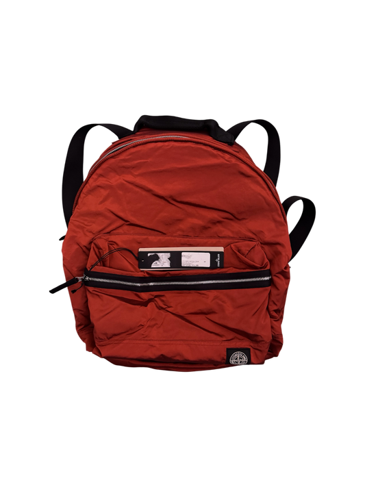 Stone Island Red Nylon Metal BackPack - Unisize