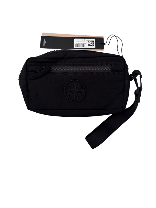 Stone Island Black Nylon Metal Clutch - Unisize