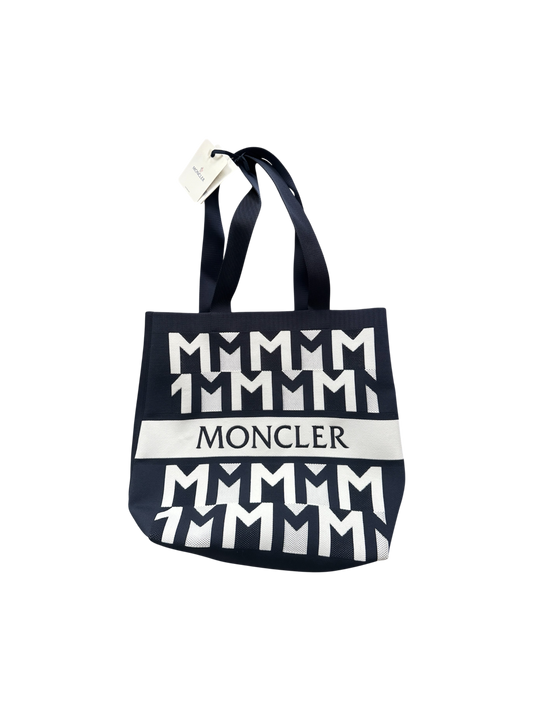 Moncler Navy Tote Bag Knit - Unisize