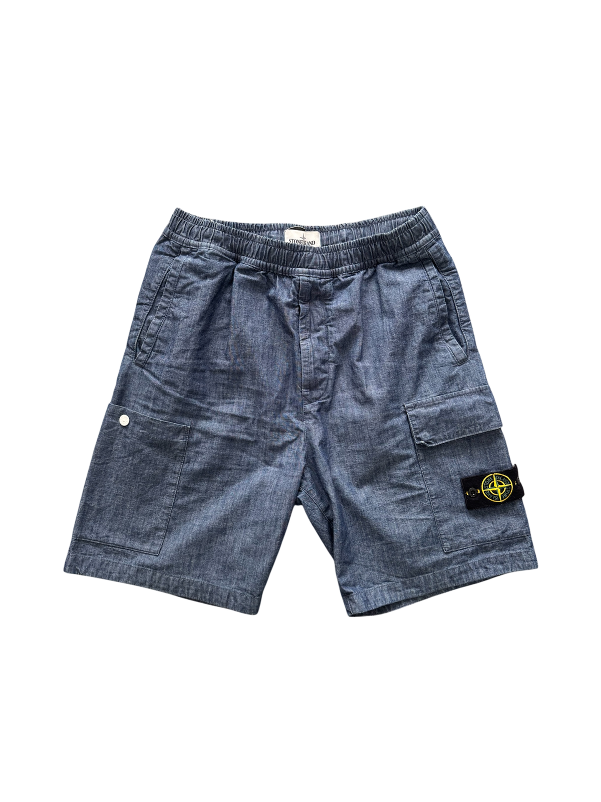 Stone Island Mac Chambray Shorts - W32