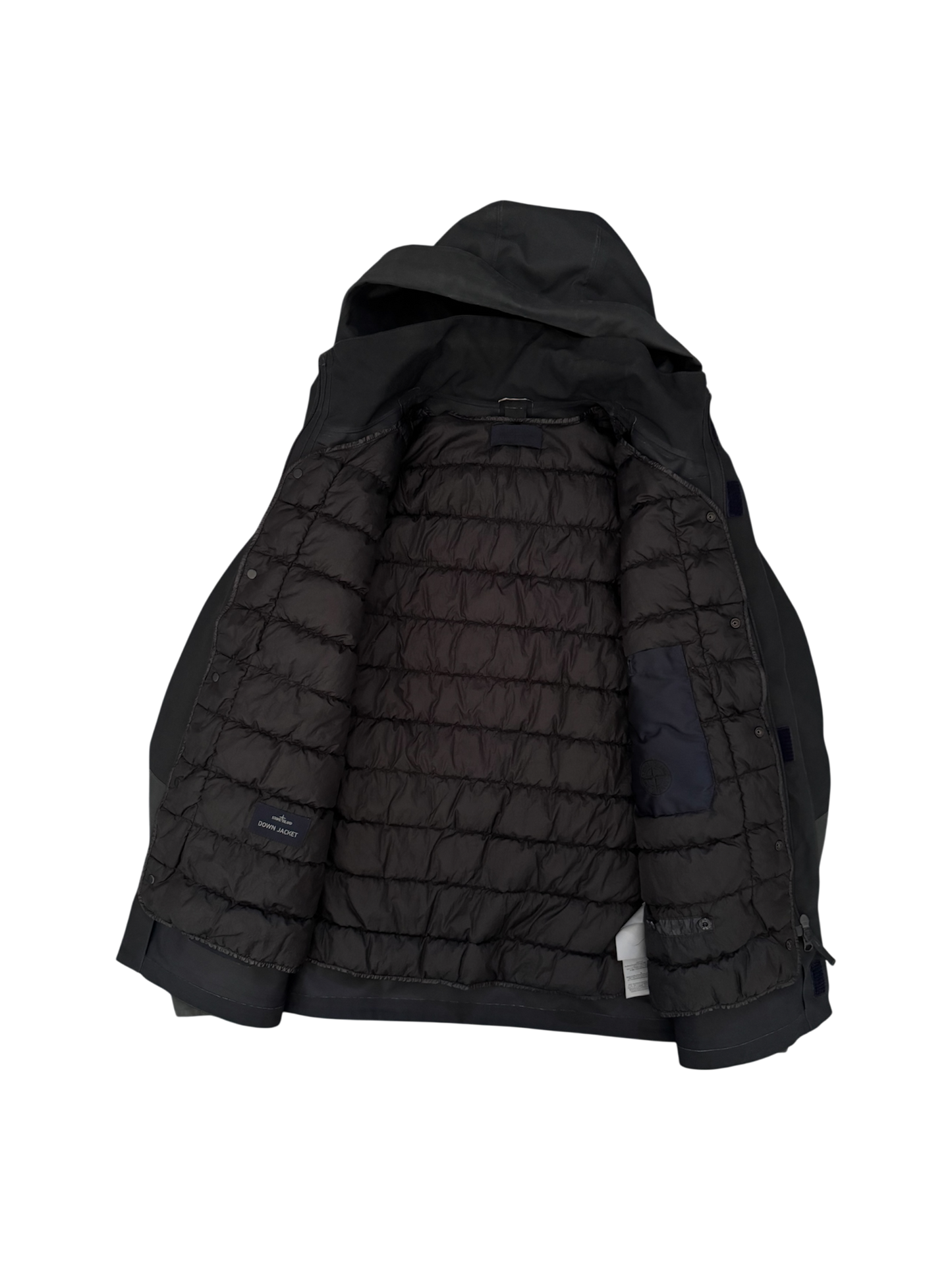 Stone Island 'Tank Shield Ghost Piece' Hooded Coat - Large