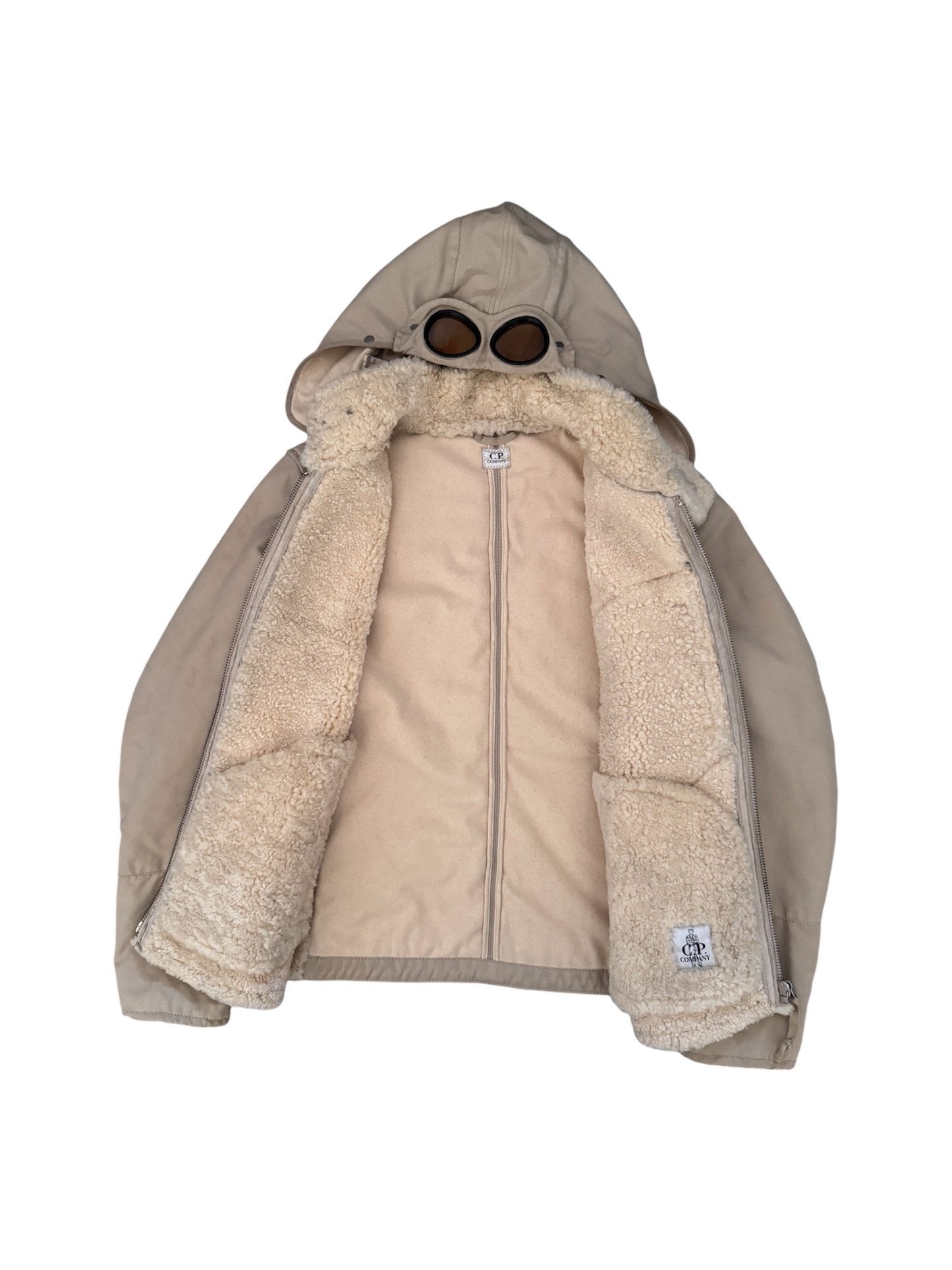 C.P. Company Mille Miglia Sheep Leather Goggle Jacket - 54 (XXL)