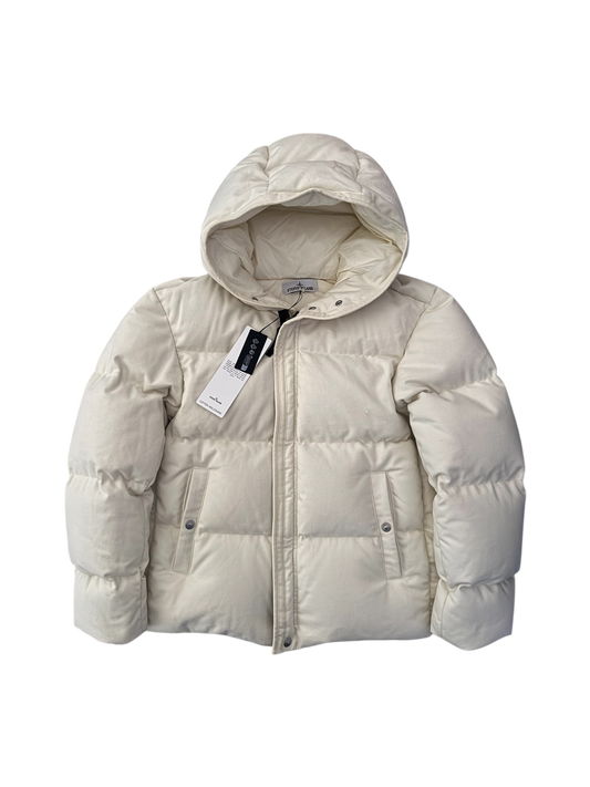 Piumino Stone Island 'Cotton Moleskin' Back Spellout - Small