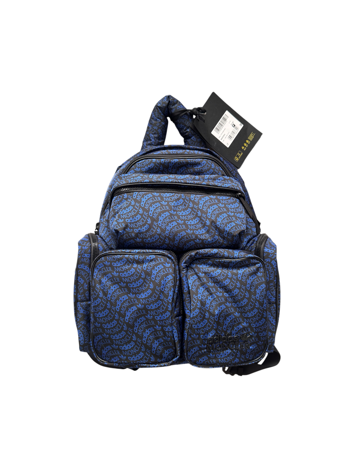 Moncler x Adidas 2023 Black/Blue BackPack - Unisize