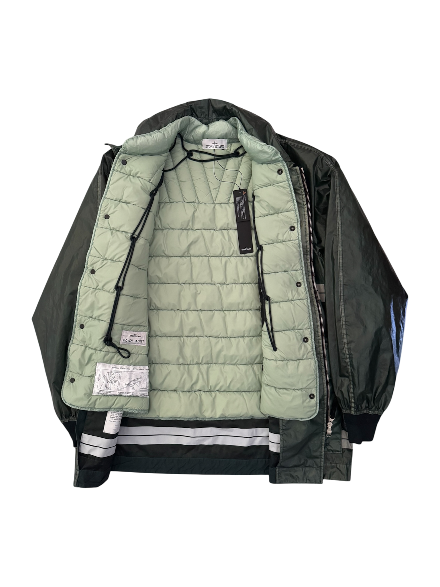 Stone Island 40 Anni 'Microfelt 82/22' Down Lined Field Jacket - Large