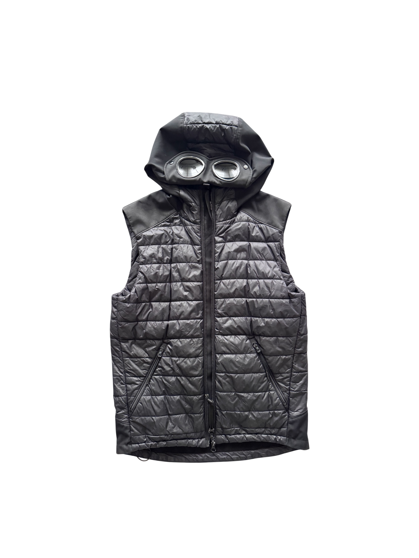 C.P. Company Black 'CP Shell' Goggle Vest - 46 (Small)