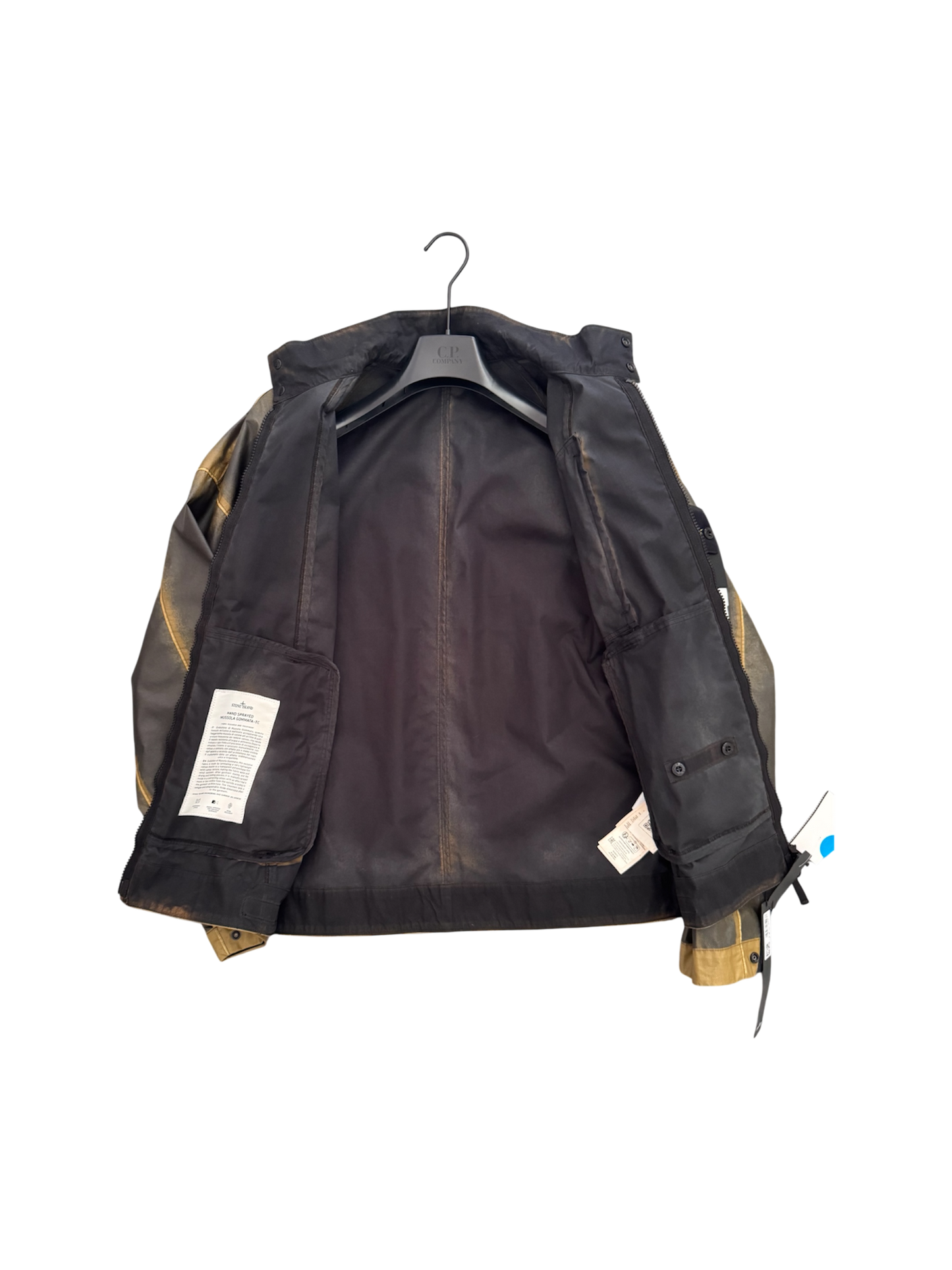 Stone Island 'Hand Sprayed Mussola Gommata' Jacket - Medium