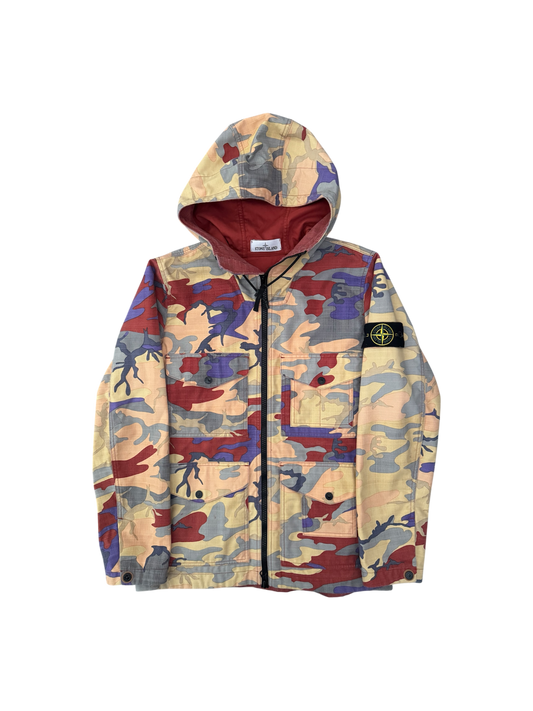 Stone Island 'Heritage Camo Ripstop Nylon Watro' Jacket - Small