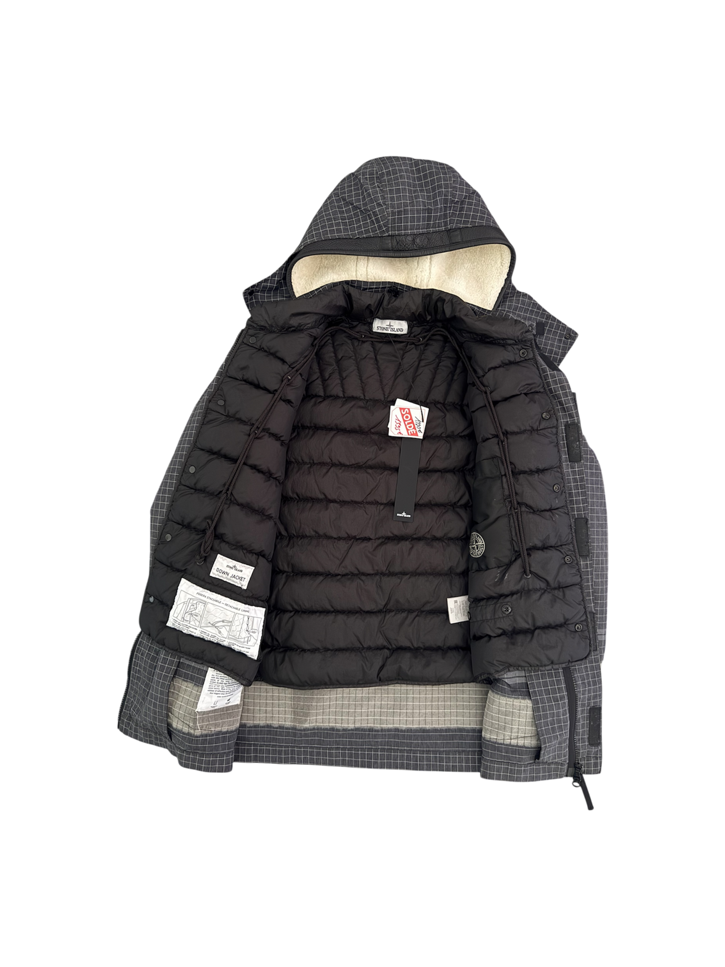 Stone Island ‘Reflective Ripstop Chinè' Parka - Small