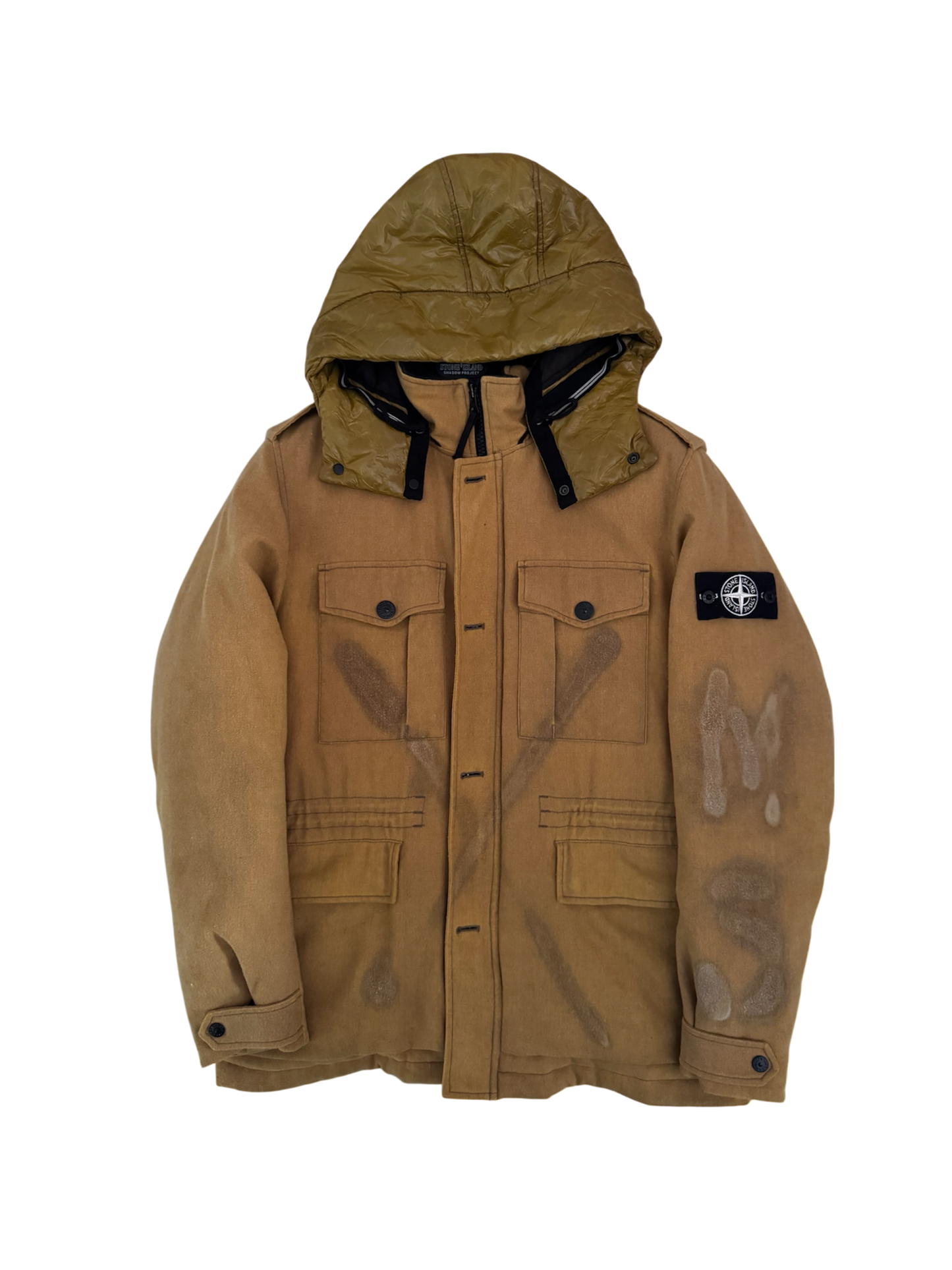 Stone Island 'Wool Blend Ice Jacket' - Large