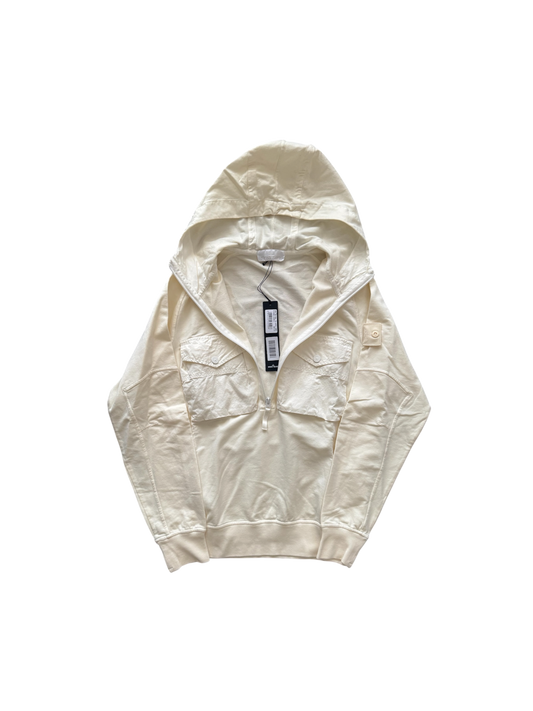 Stone Island Beige Ghost Hoodie - Small
