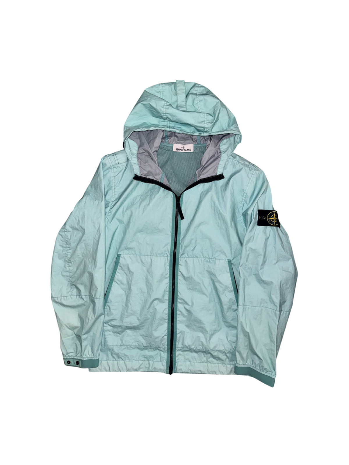 Stone Island Light Blue Membrana 3L TC Jacket - Large