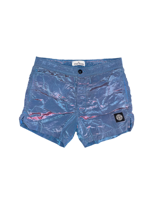 Stone Island Nylon Metal Colour Weft Swim Shorts - Small