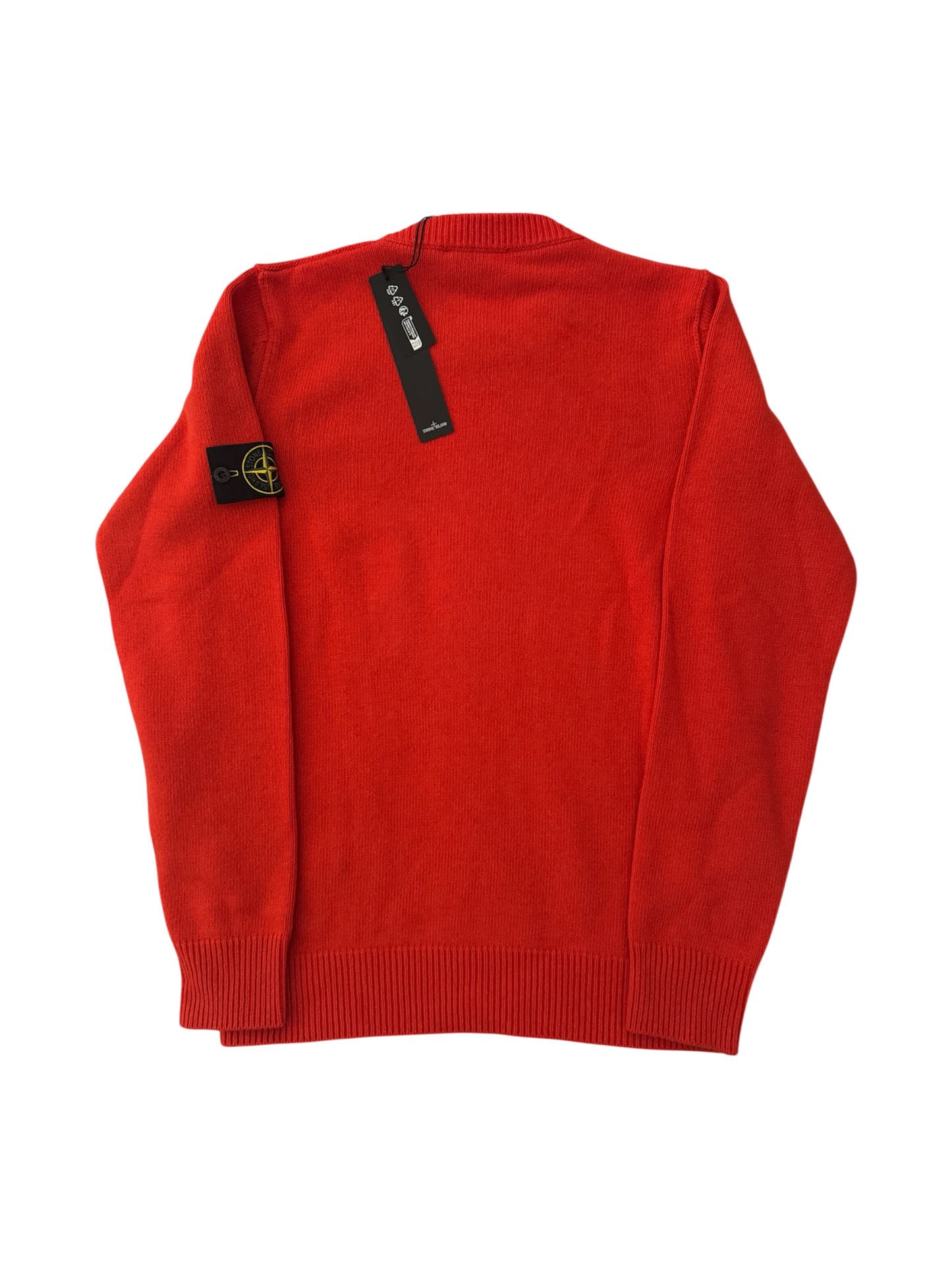 Stone Island 2025 Red Wool Crewneck - Medium