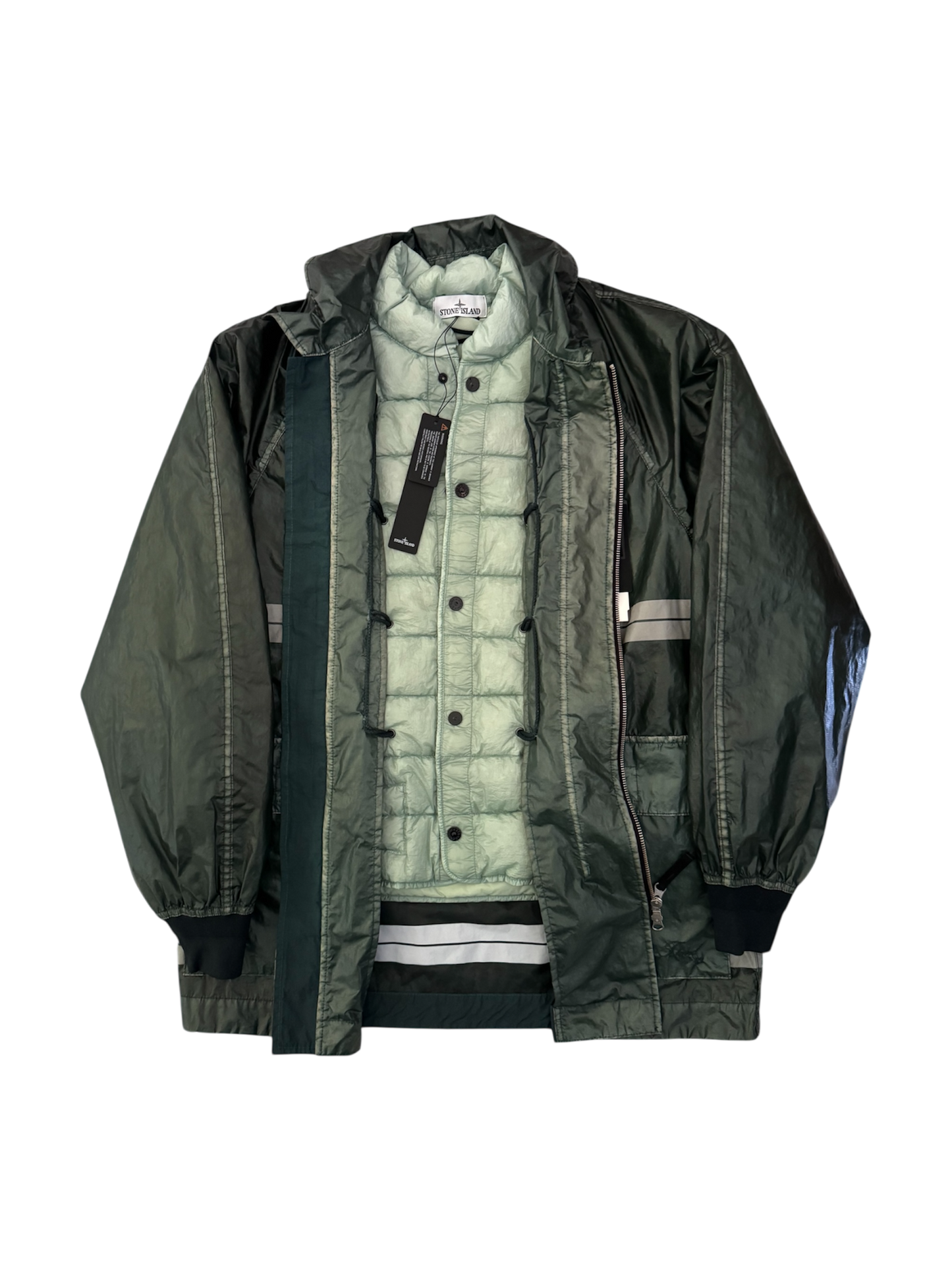 Stone Island 40 Anni 'Microfelt 82/22' Down Lined Field Jacket - Large