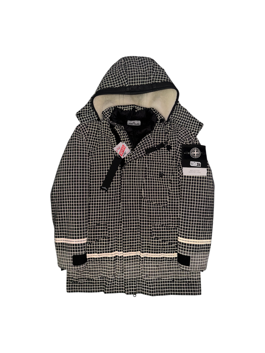 Stone Island ‘Reflective Ripstop Chinè' Parka - Small